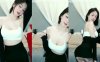 斗鱼主播热舞 楚朦朦 ♥破洞黑丝超短裙，露底电臀性感舞姿♥